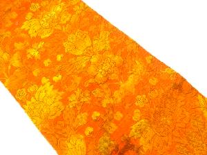 花唐草模様織出し名古屋帯